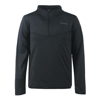 Endurance Fleece'owy sweter Ledger Midlayer z zamkiem błyskawicznym czarny męski